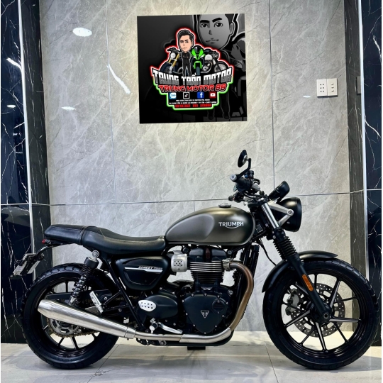 Triumph Street Twin Matt Iron Stone 2019 BSSG chính chủ