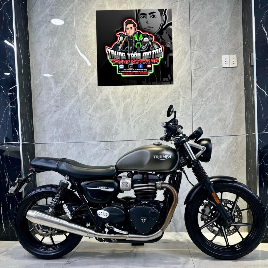 Triumph Street Twin Matt Iron Stone 2019 BSSG chính chủ